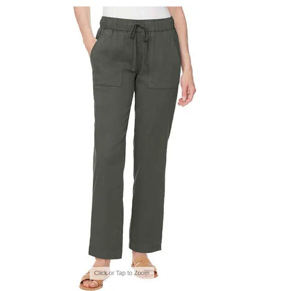*Buffalo Ladies' Tencel Blend Pull-On Pant - Green XXL - Picture 1 of 4